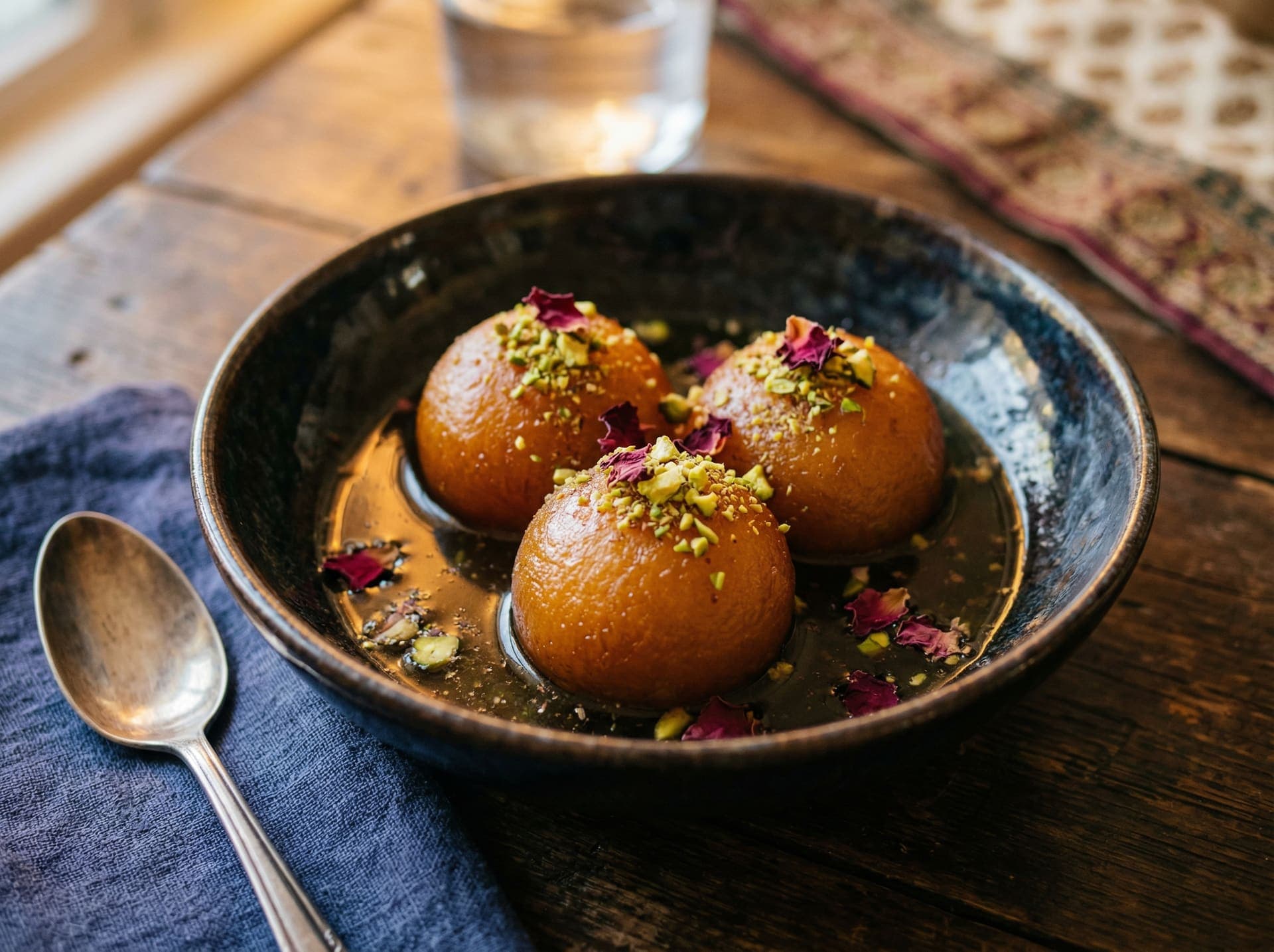 Gulab Jamun Dessert